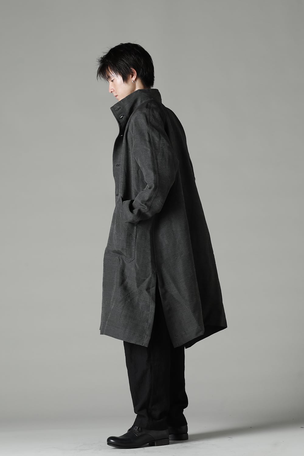 A Line Patch Pocket Lagran Coat