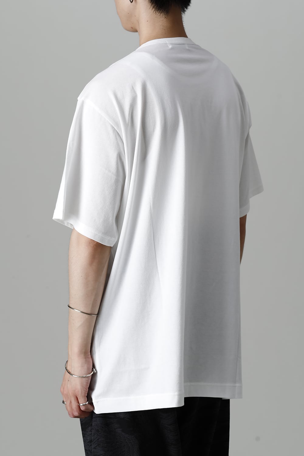 Crew Neck Short Sleeve T-Shirt Off White