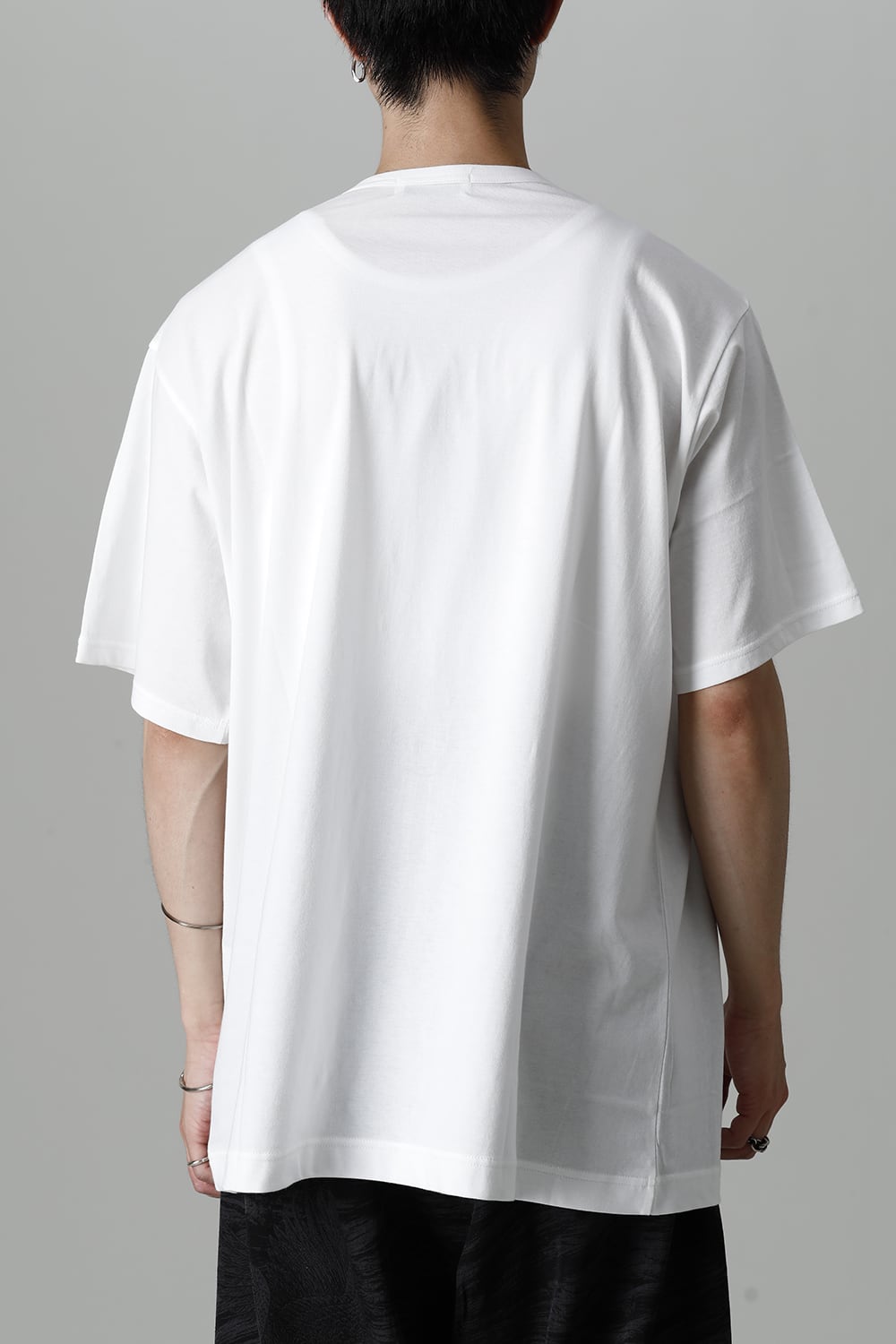 Crew Neck Short Sleeve T-Shirt Off White