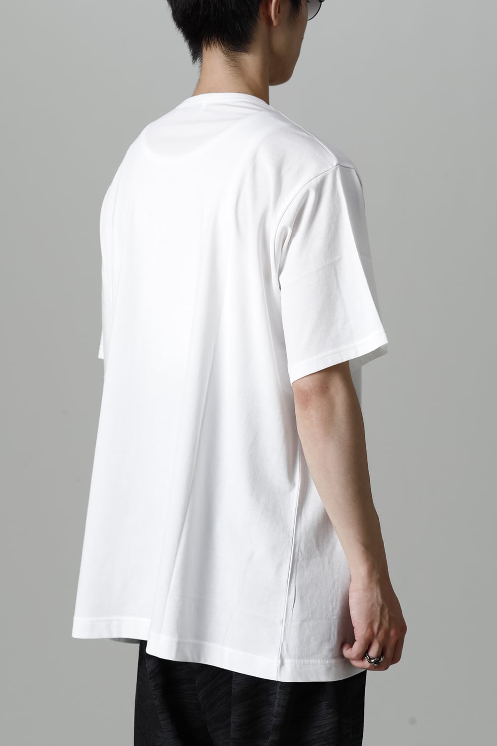 Crew Neck Short Sleeve T-Shirt Off White