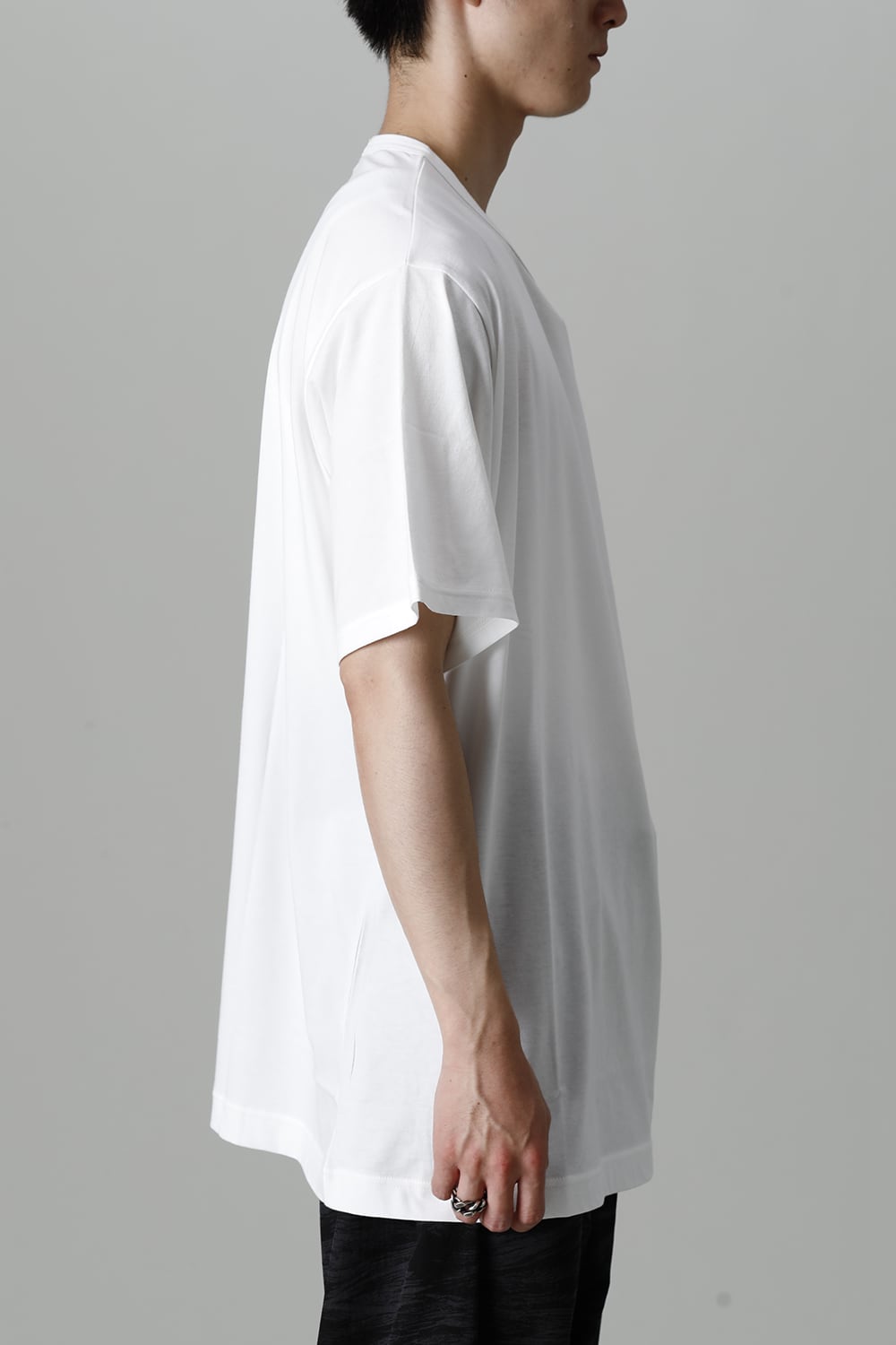 Crew Neck Short Sleeve T-Shirt Off White