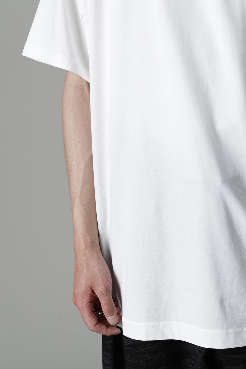 Crew Neck Short Sleeve T-Shirt Off White