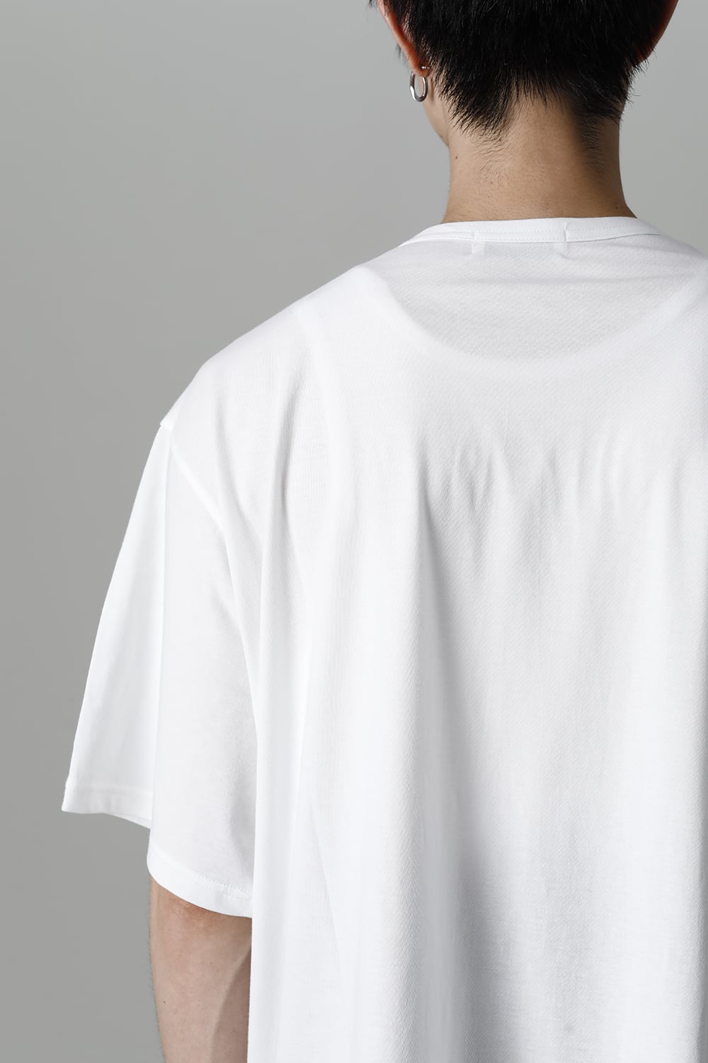 Crew Neck Short Sleeve T-Shirt Off White