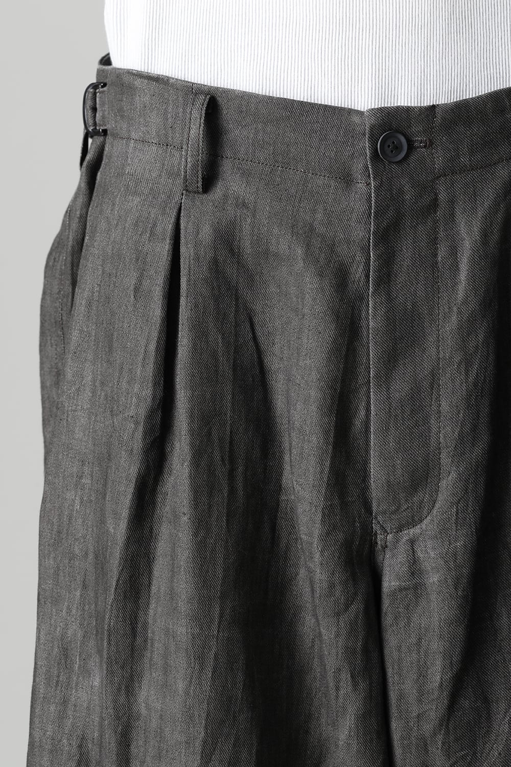 Cropped Straight Slacks Pants