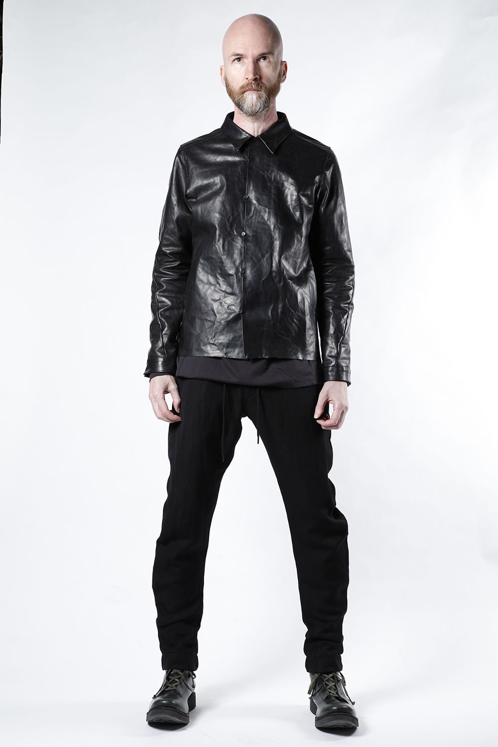 Leather Jacket Baby Buffalo Leather Black