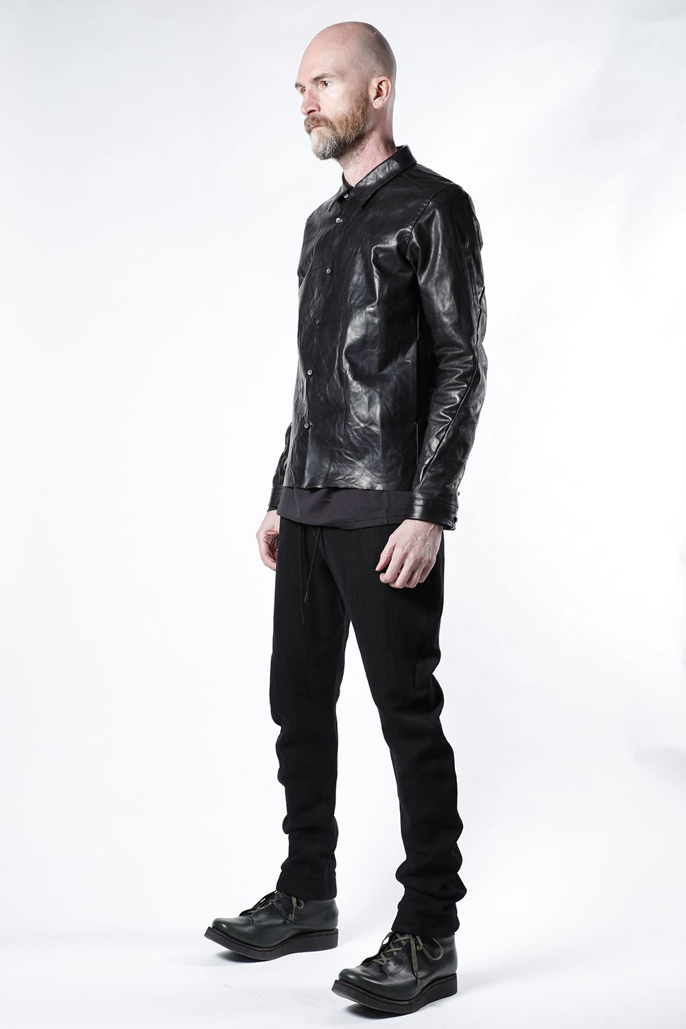 Leather Jacket Baby Buffalo Leather Black