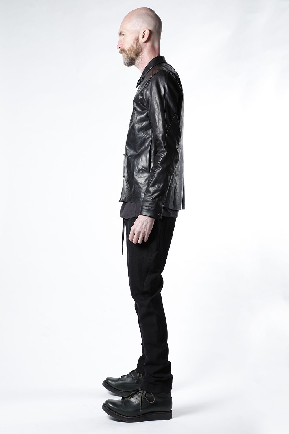 Leather Jacket Baby Buffalo Leather Black