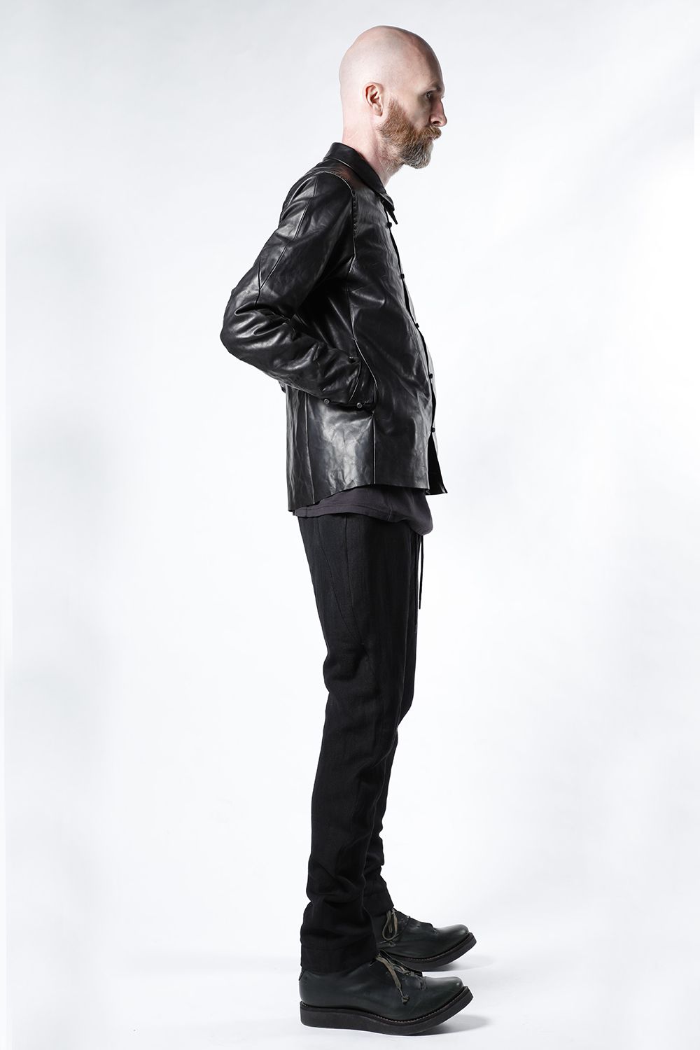 Leather Jacket Baby Buffalo Leather Black