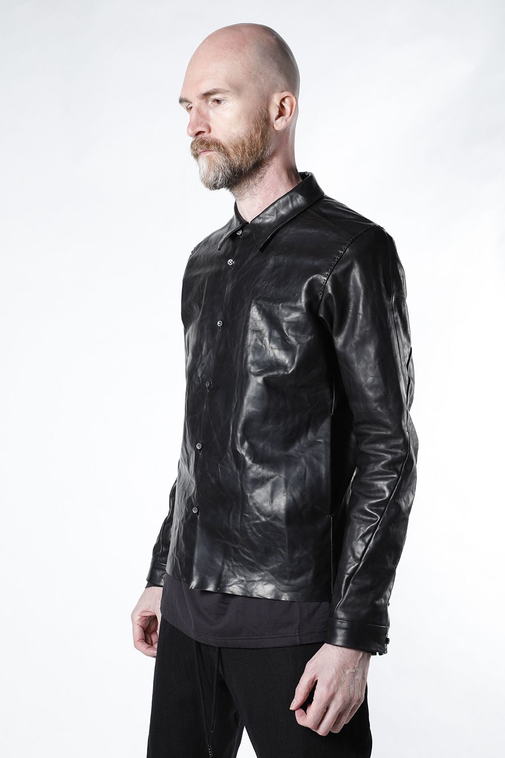 Leather Jacket Baby Buffalo Leather Black