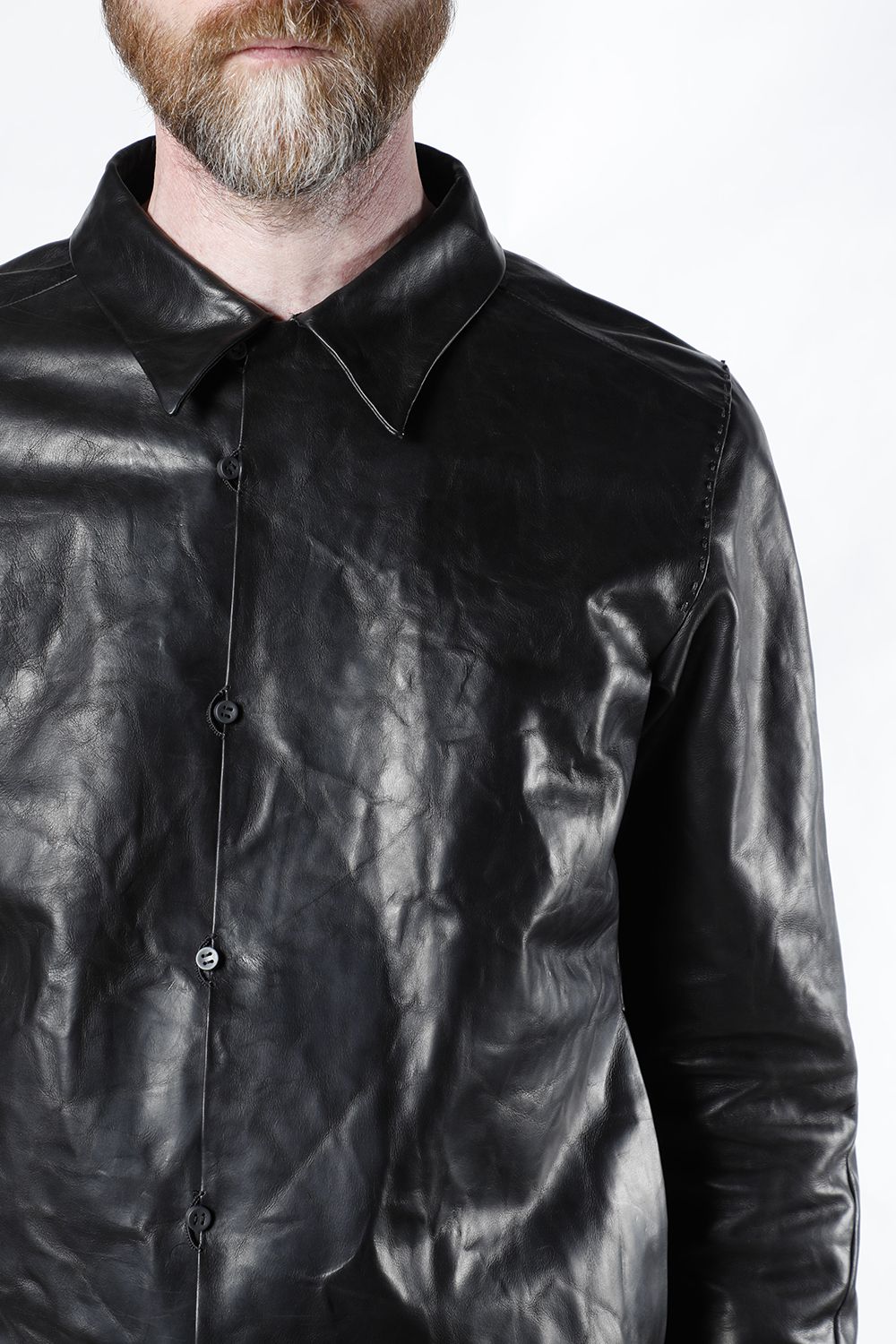 Leather Jacket Baby Buffalo Leather Black