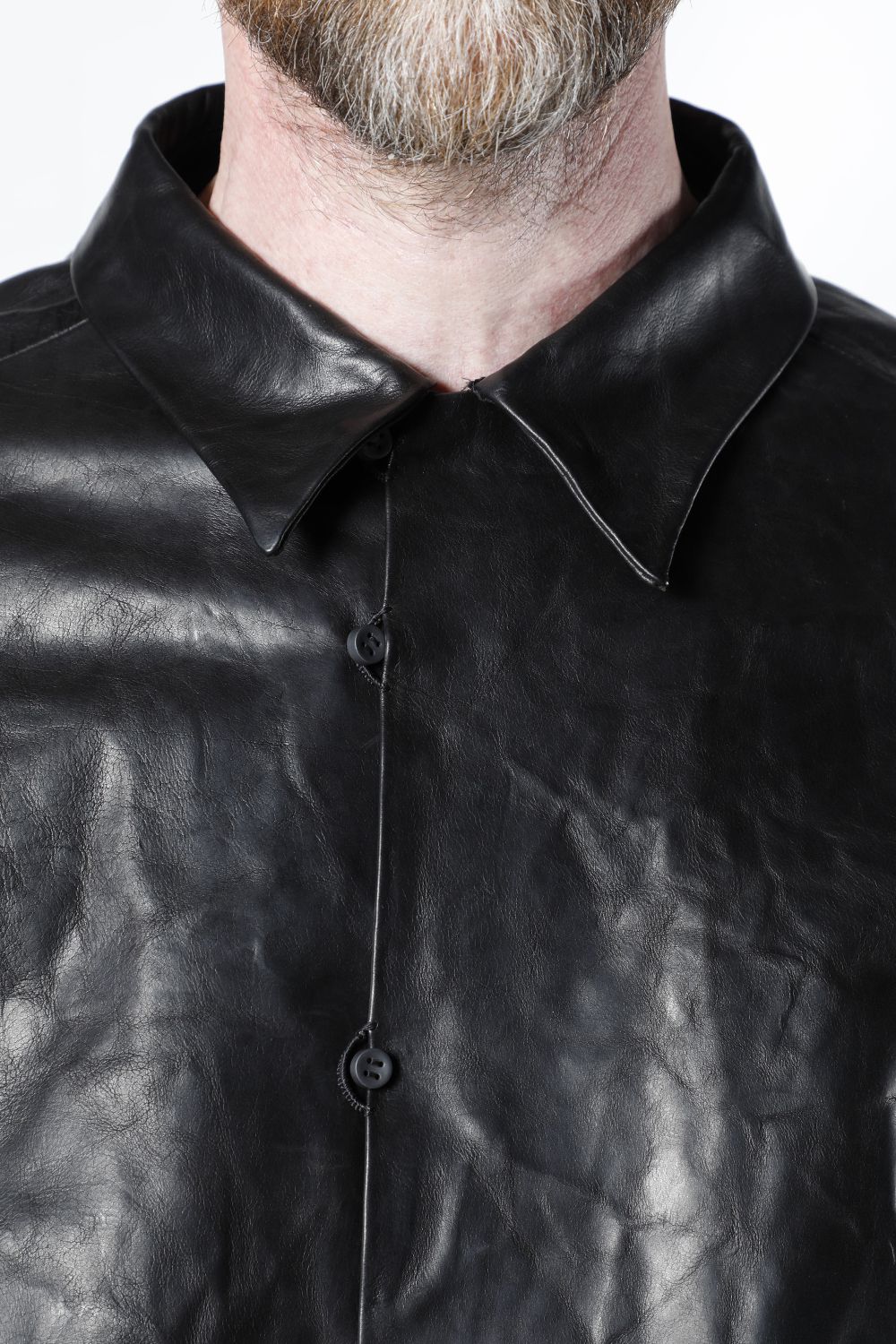 Leather Jacket Baby Buffalo Leather Black