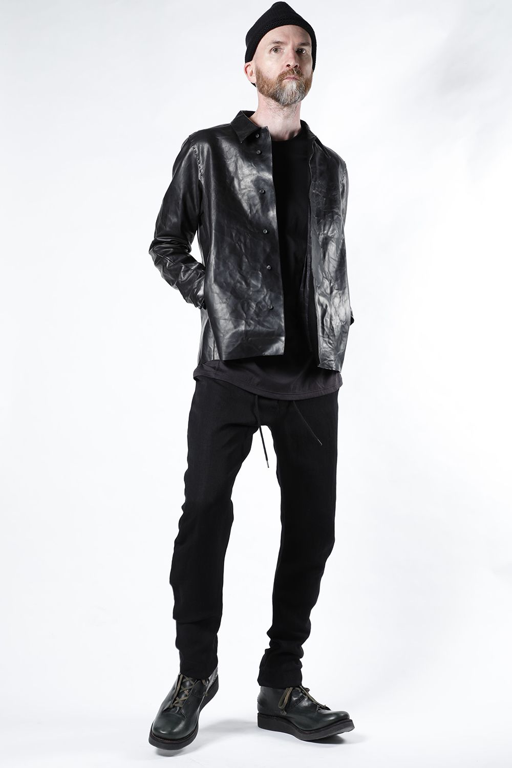 Leather Jacket Baby Buffalo Leather Black