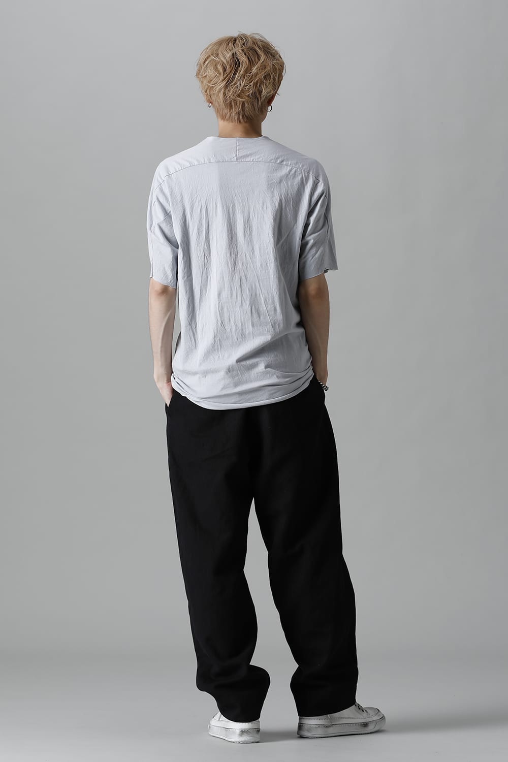 Light Weight Cotton Jersey Short Sleeve T-shirt L.Gray