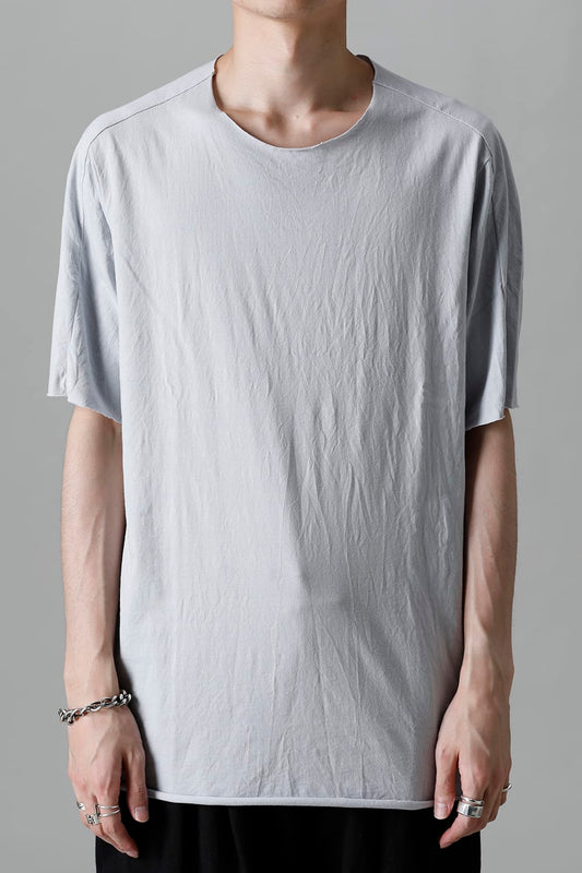 ライト ウェイト コットン ジャージー ショートスリーブ カットソー ライトグレー