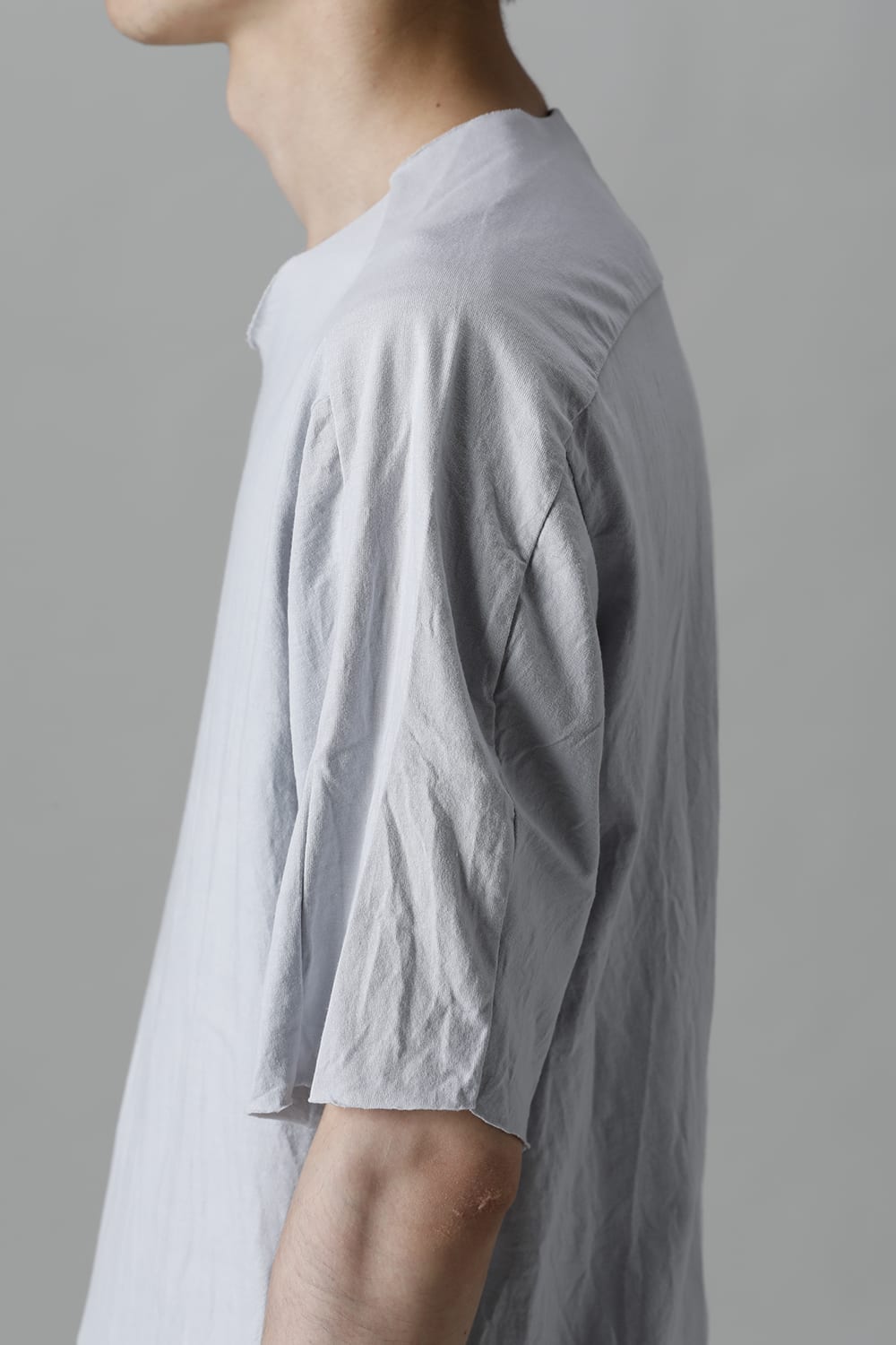 Light Weight Cotton Jersey Short Sleeve T-shirt L.Gray