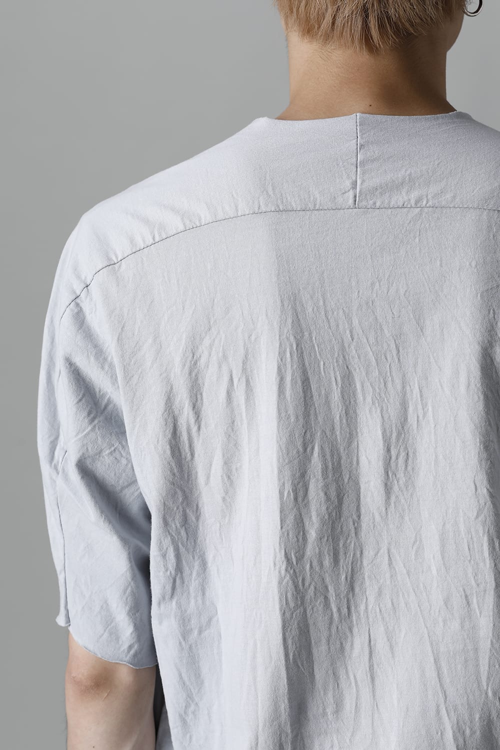 Light Weight Cotton Jersey Short Sleeve T-shirt L.Gray