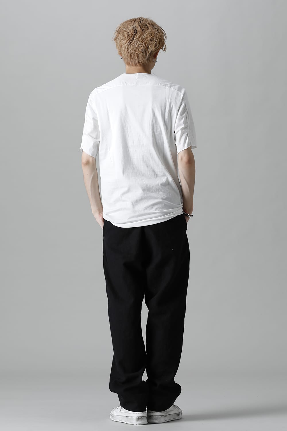 ライト ウェイト コットン ジャージー ショートスリーブ カットソー ホワイト