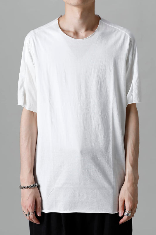 ライト ウェイト コットン ジャージー ショートスリーブ カットソー ホワイト