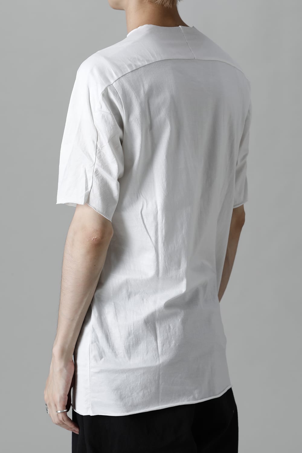 ライト ウェイト コットン ジャージー ショートスリーブ カットソー ホワイト