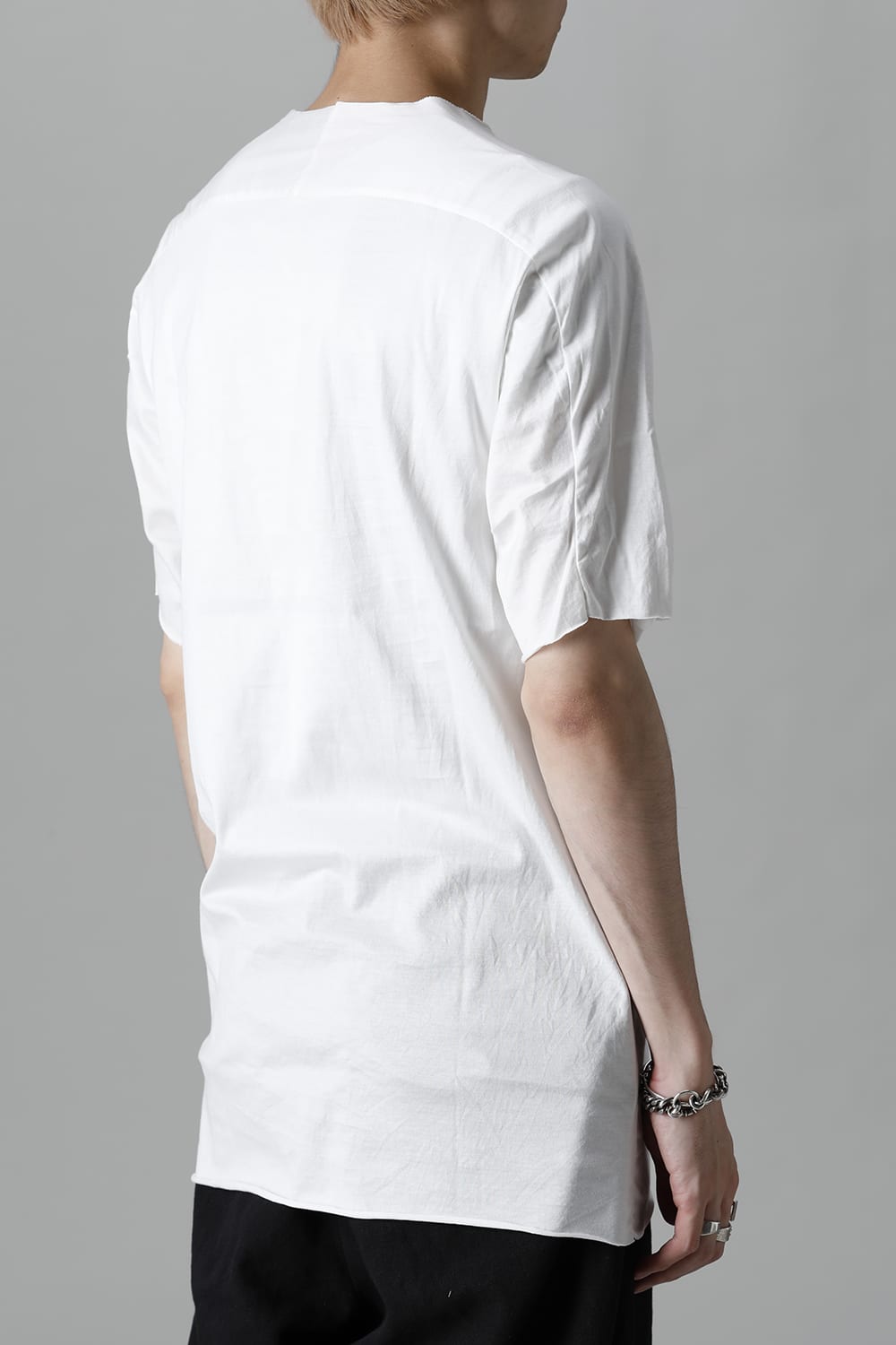 ライト ウェイト コットン ジャージー ショートスリーブ カットソー ホワイト