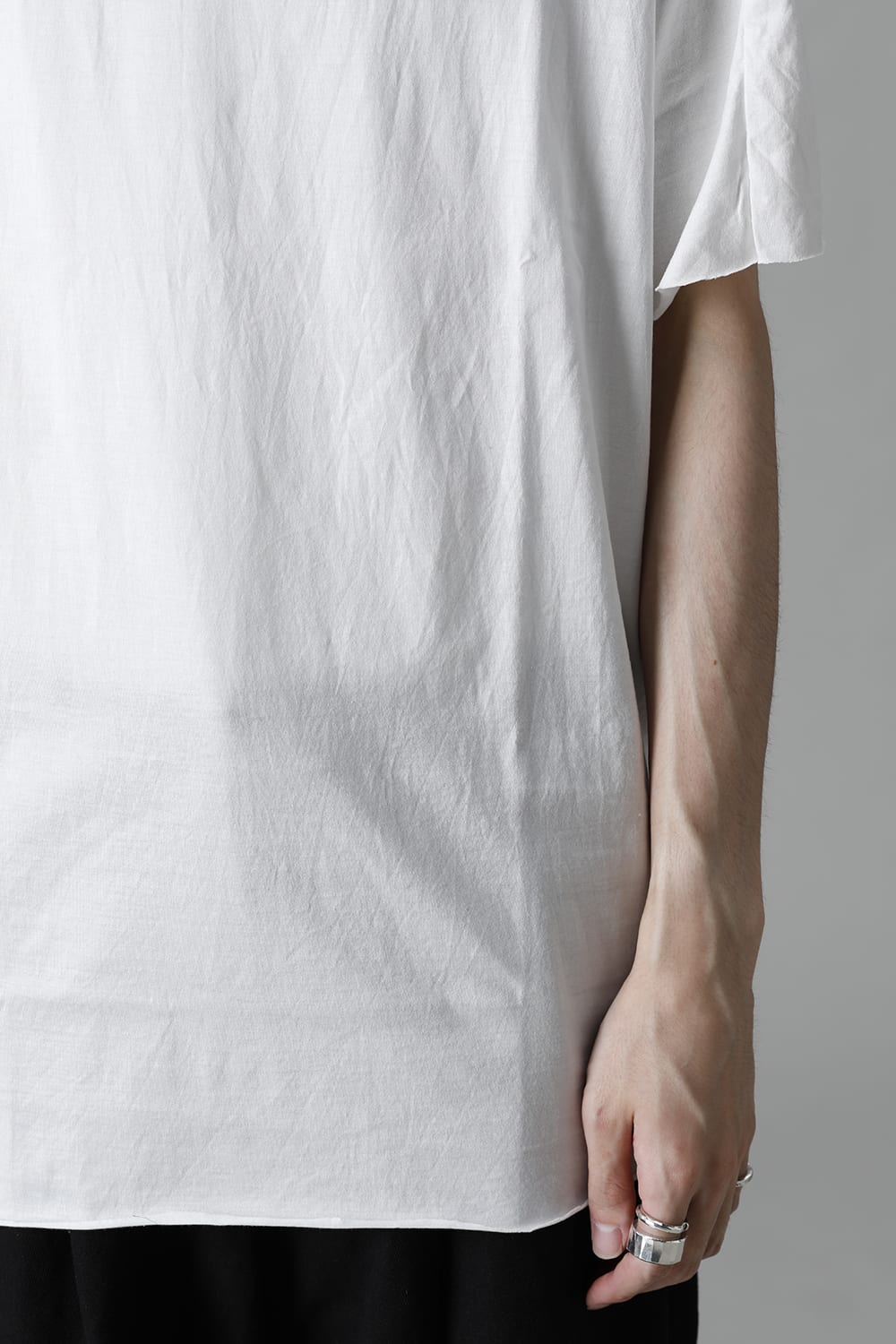 ライト ウェイト コットン ジャージー ショートスリーブ カットソー ホワイト