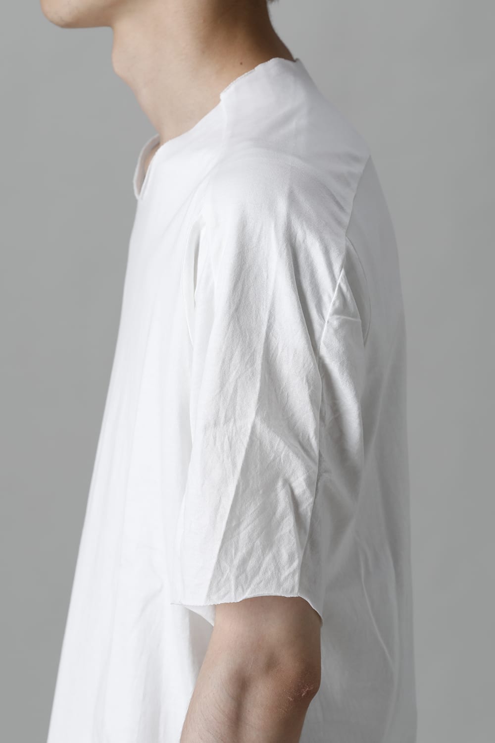 ライト ウェイト コットン ジャージー ショートスリーブ カットソー ホワイト