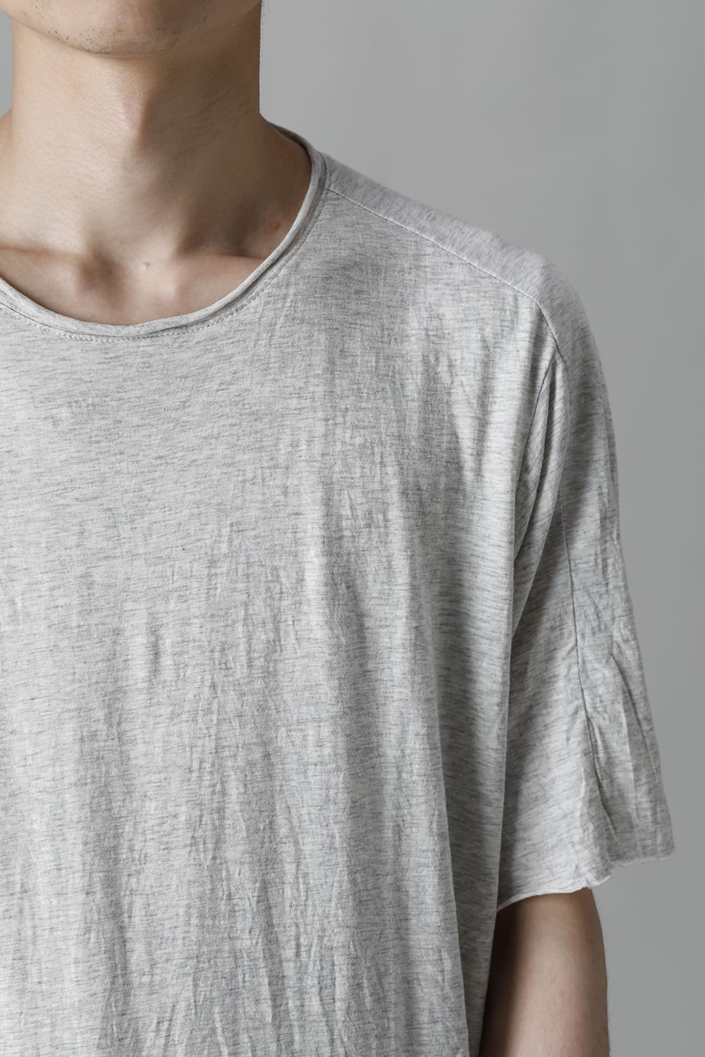 Extra Long Staple Cotton Jersey Short Sleeve T-shirt Gray