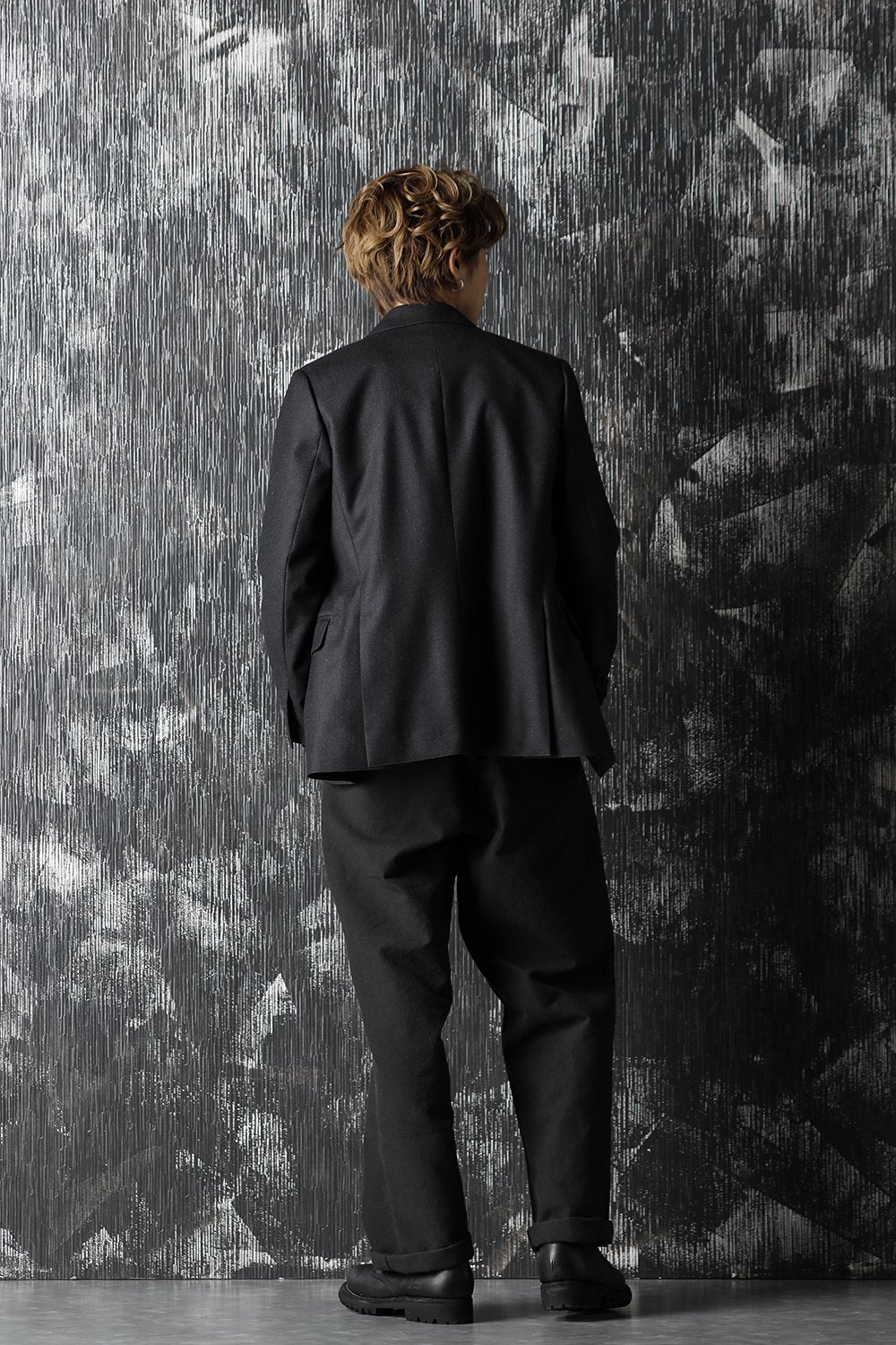 High density Double Cotton Wide Pants Khaki