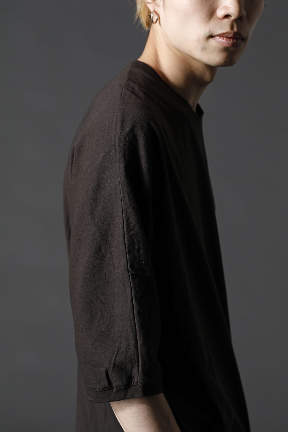 シー アイランド コットン ジャージー ハーフスリーブ ドルマン Tシャツ ダーク カーボン