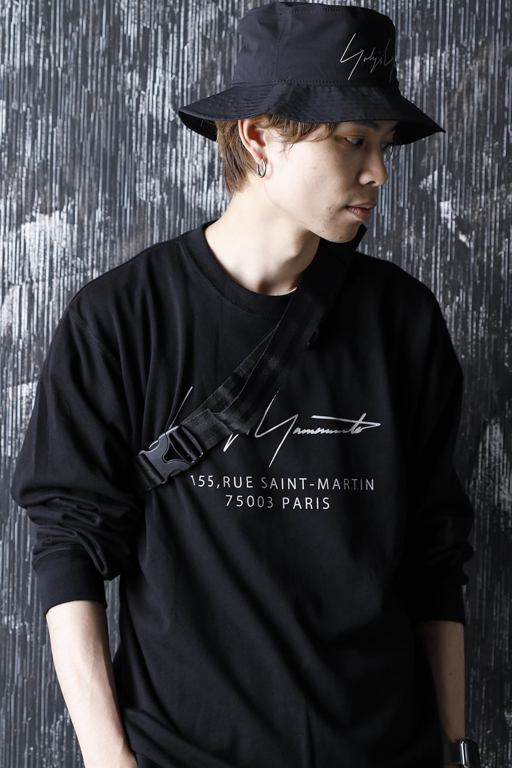 New Era × Yohji Yamamoto Long Sleeve Cotton Tee