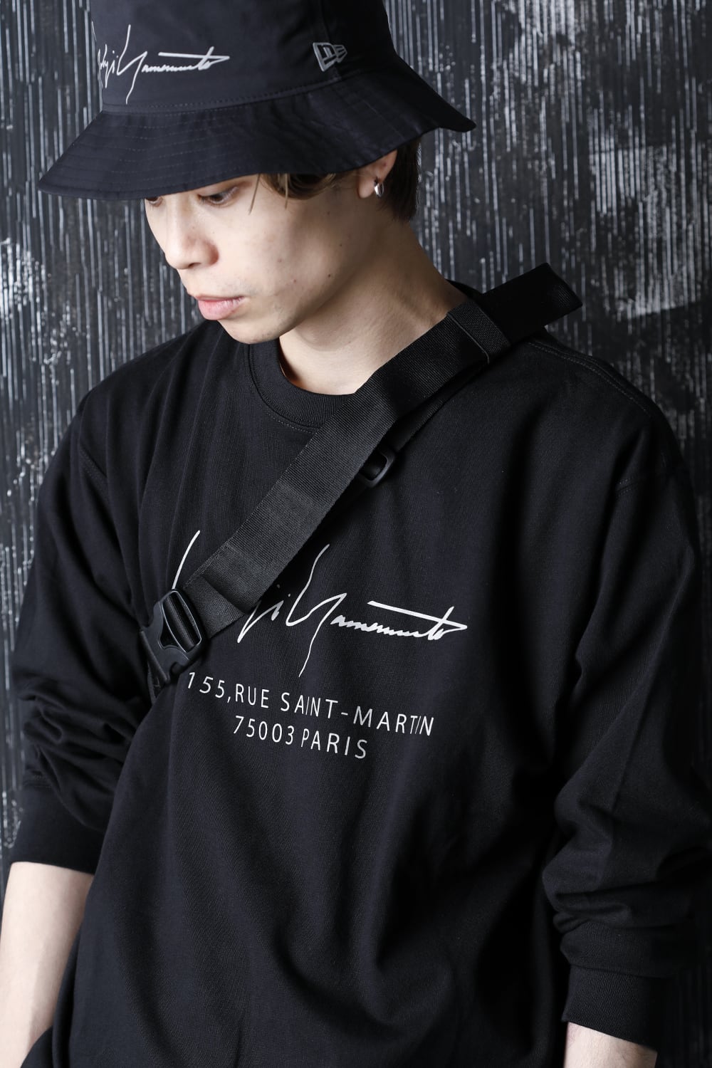 New Era × Yohji Yamamoto Long Sleeve Cotton Tee