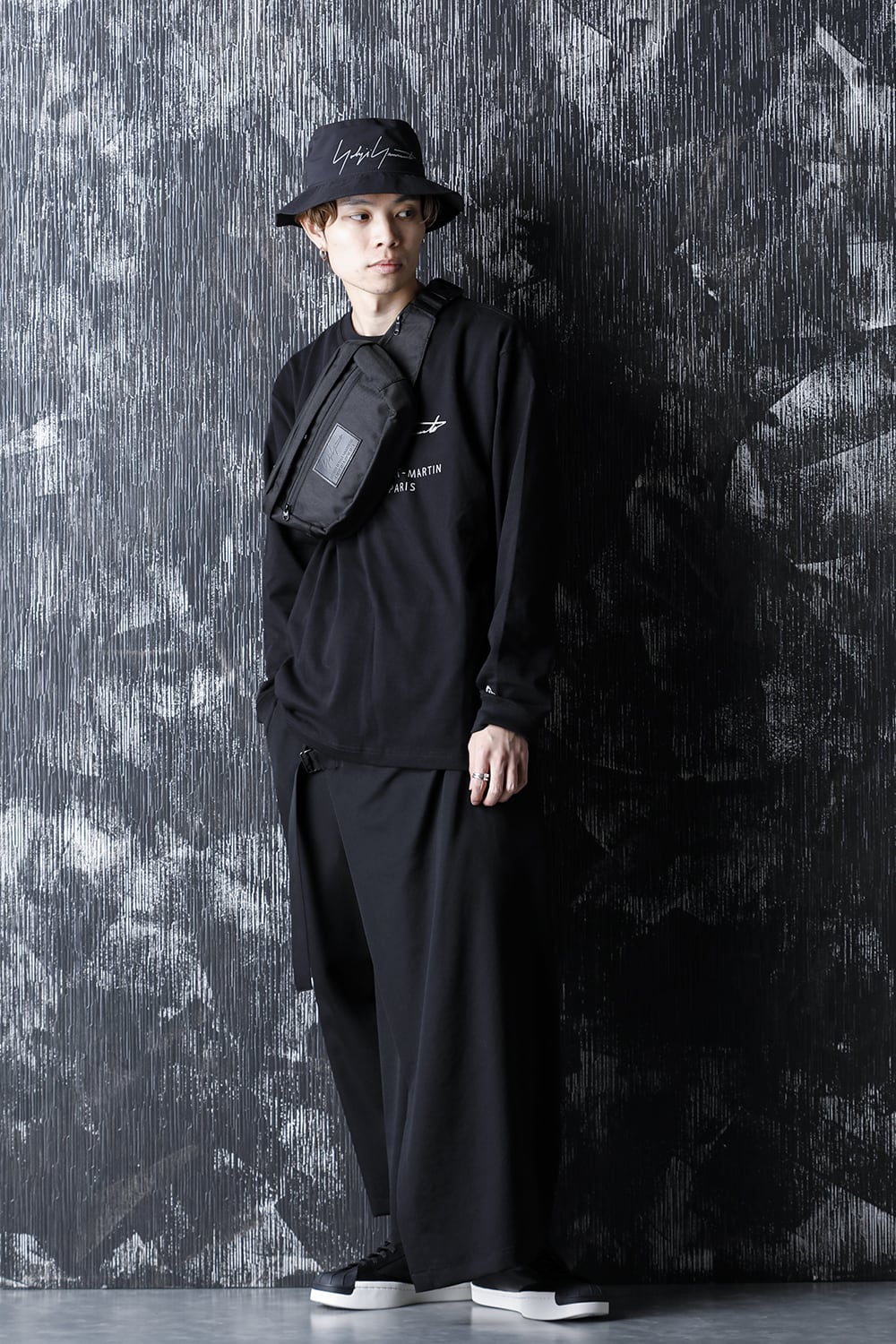 New Era × Yohji Yamamoto Long Sleeve Cotton Tee