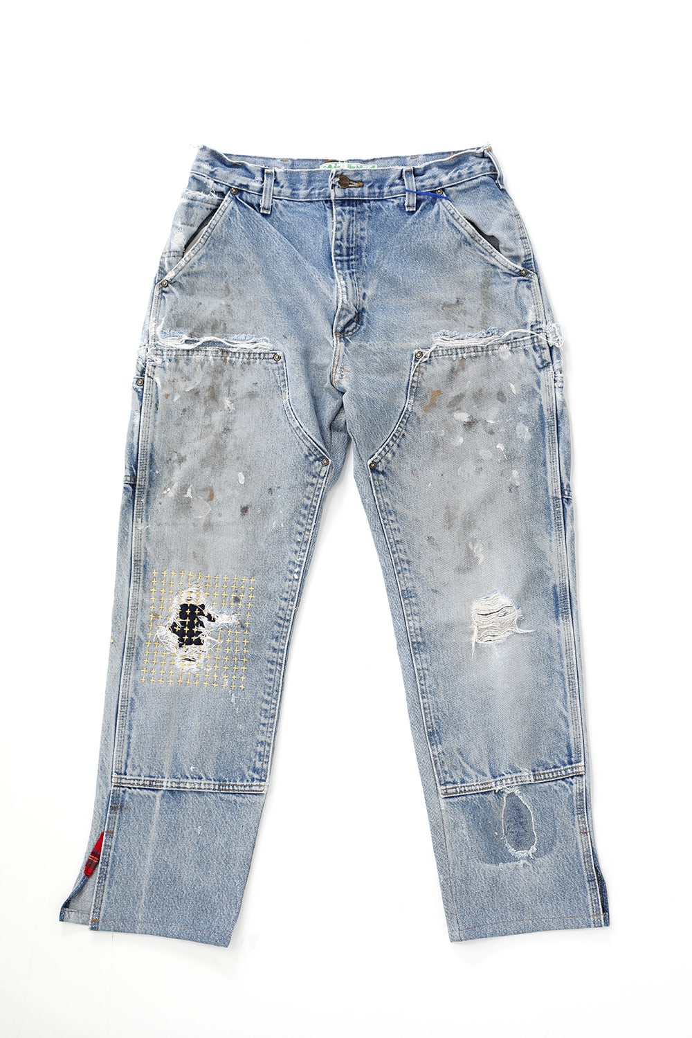 REWORKED PAINTER DENIM PANTS