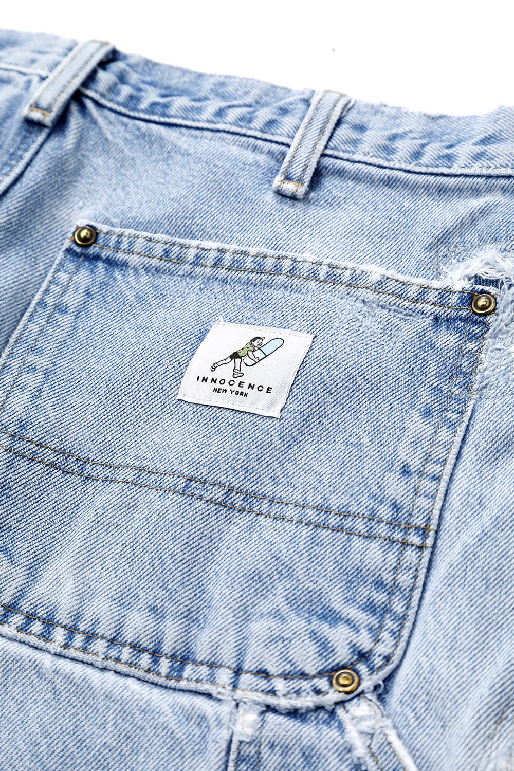 REWORKED PAINTER DENIM PANTS