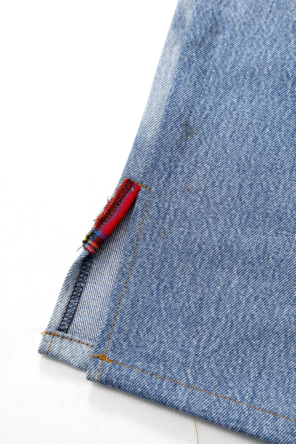 REWORKED DENIM PANTS