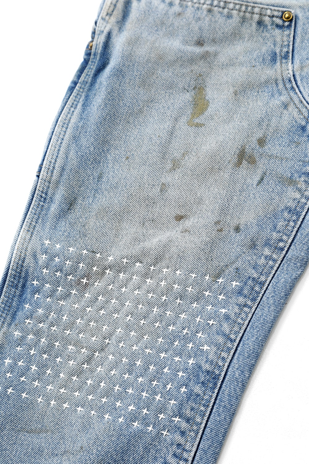 REWORKED PAINTER DENIM PANTS