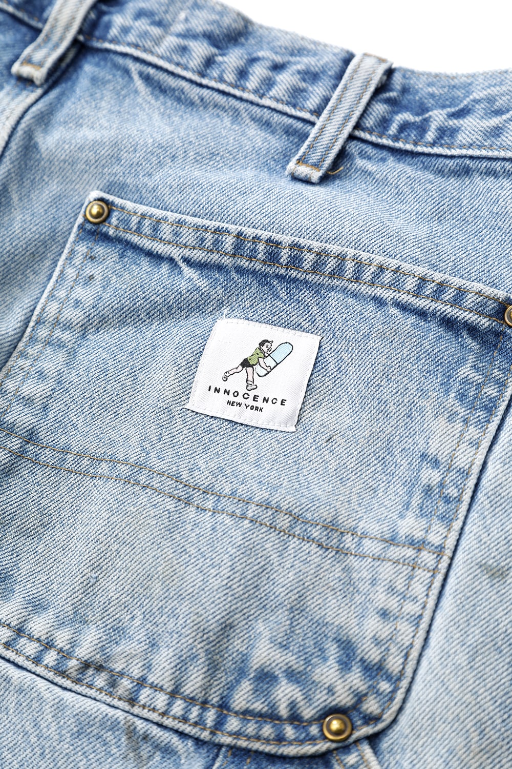 REWORKED PAINTER DENIM PANTS