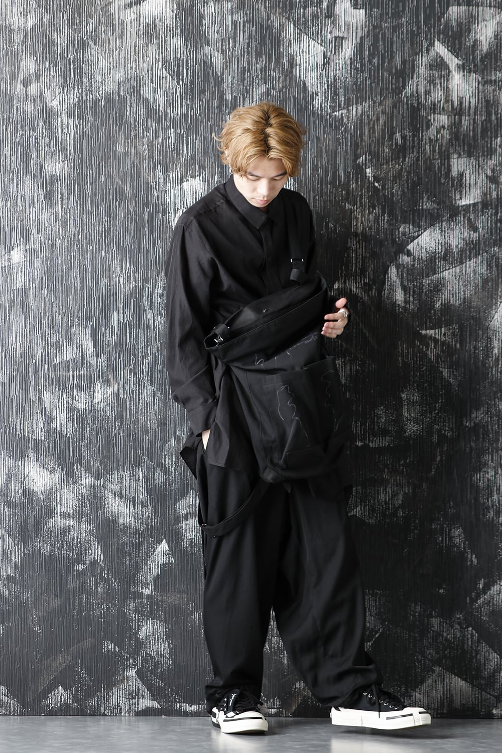 レイヤード ガセット ベスト バッグ B