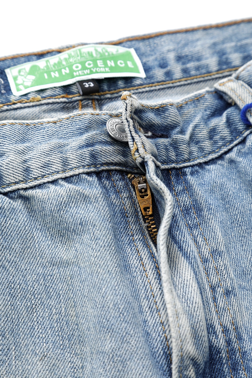 REWORKED DENIM PANTS