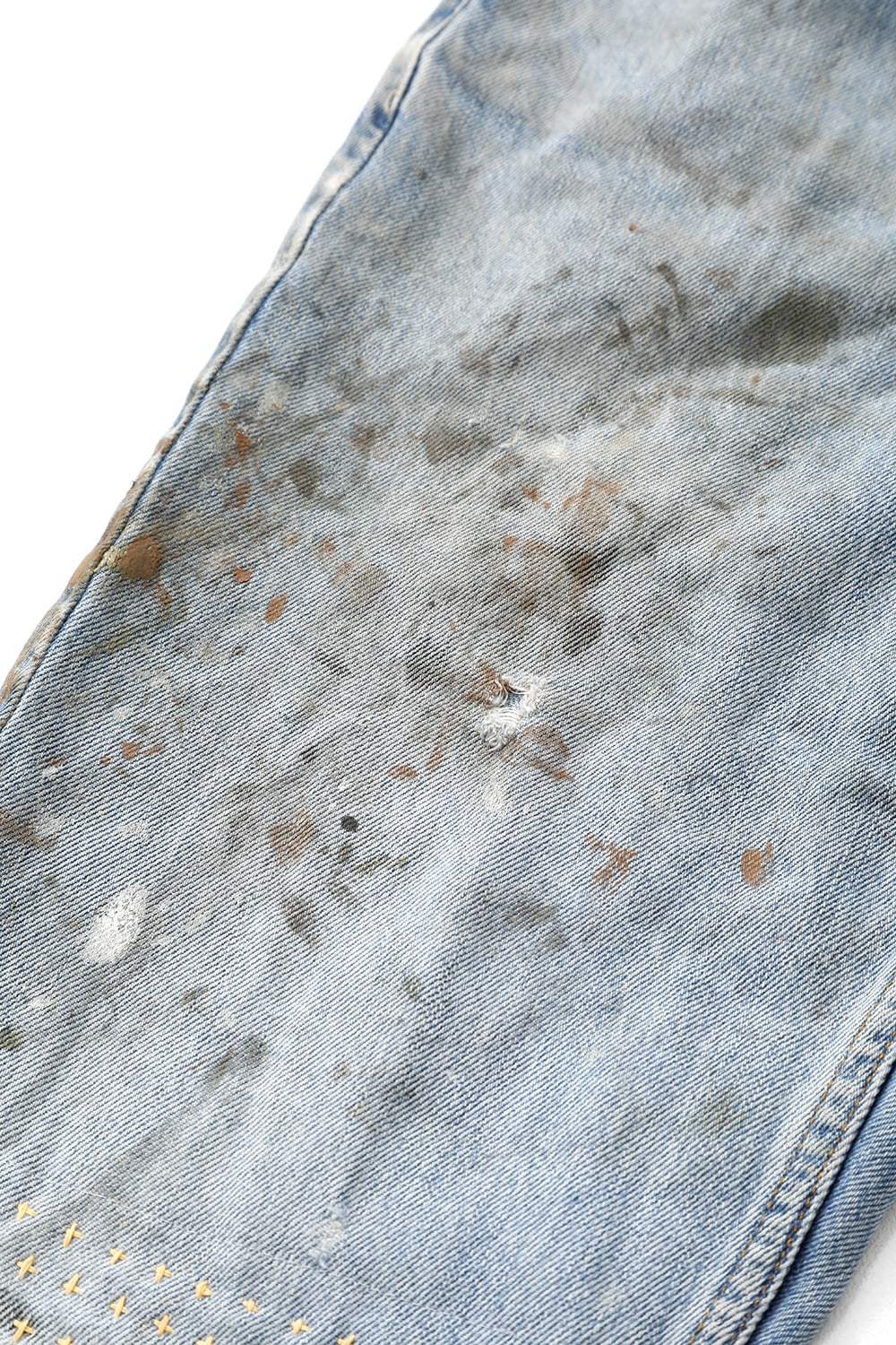 REWORKED DENIM PANTS