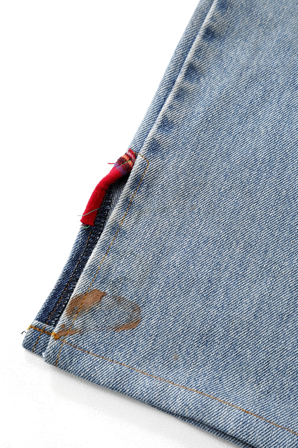 REWORKED DENIM PANTS