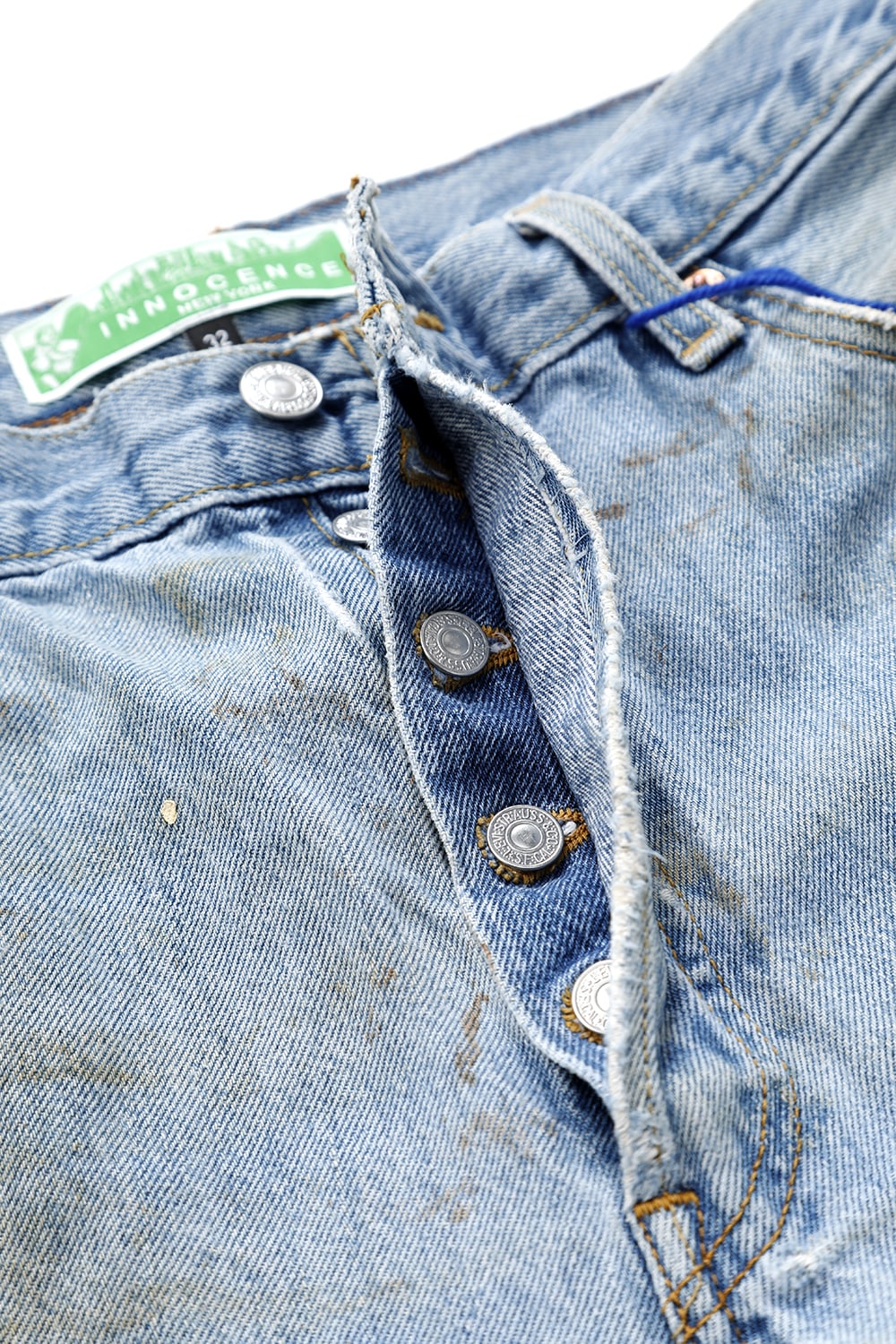 REWORKED DENIM PANTS