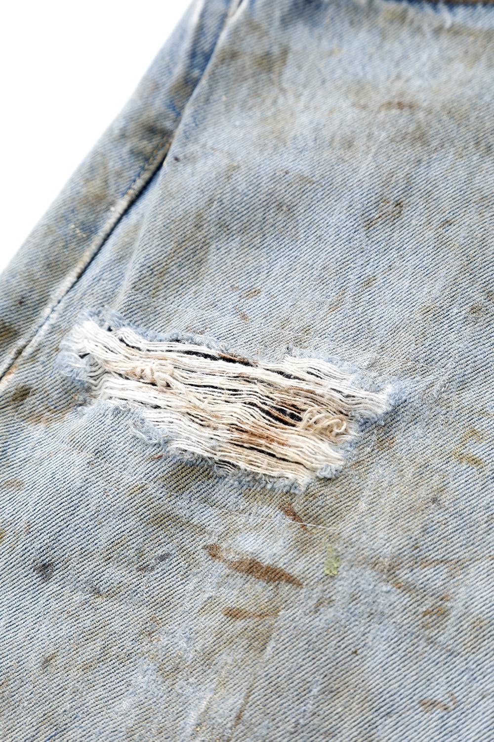 REWORKED DENIM PANTS