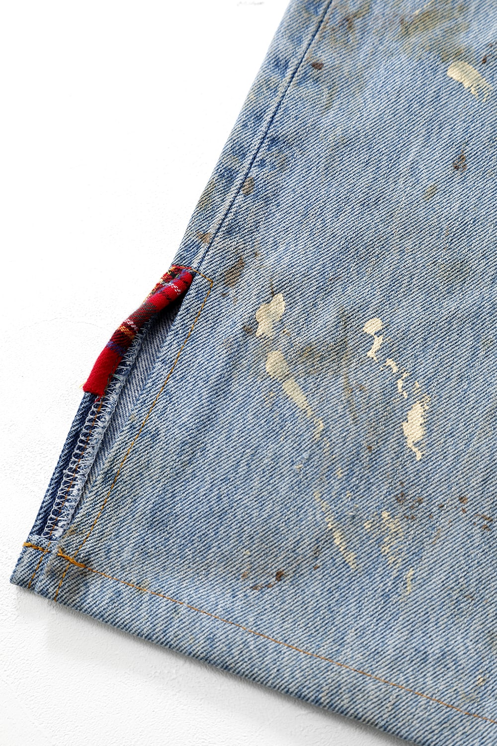 REWORKED DENIM PANTS