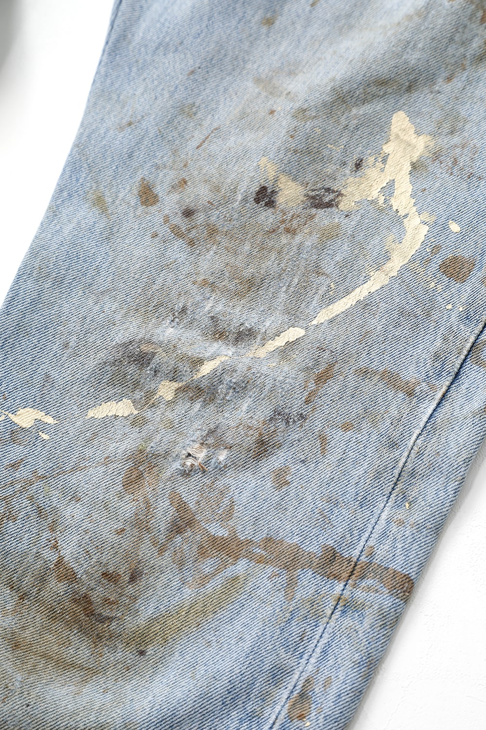 REWORKED DENIM PANTS