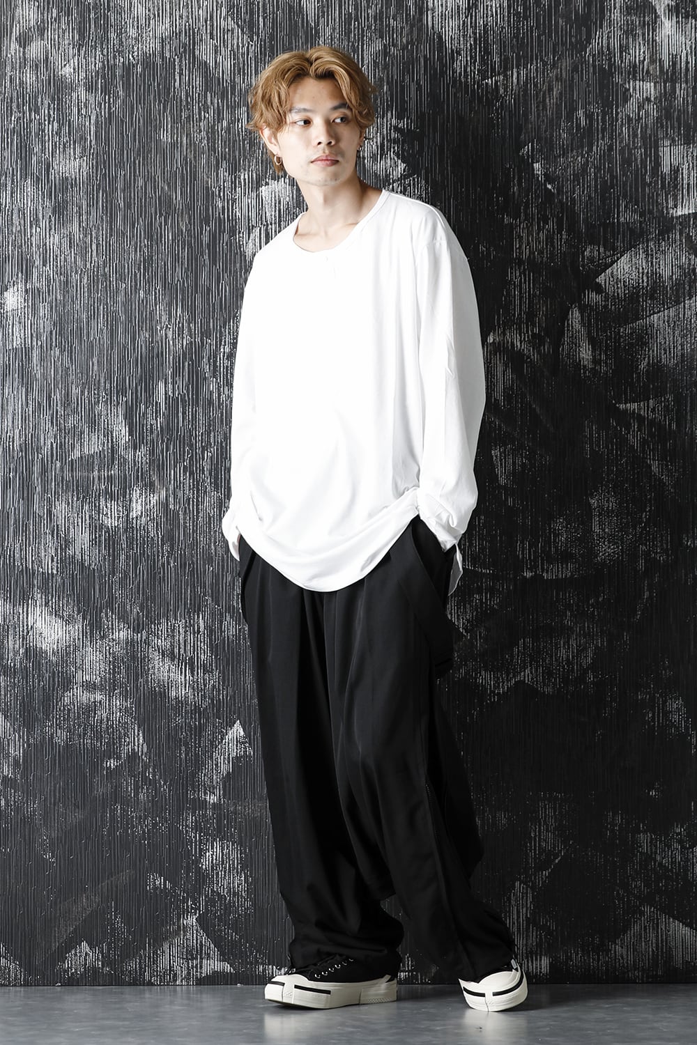 Kartima Jersey Henry Neckt T-shirt White