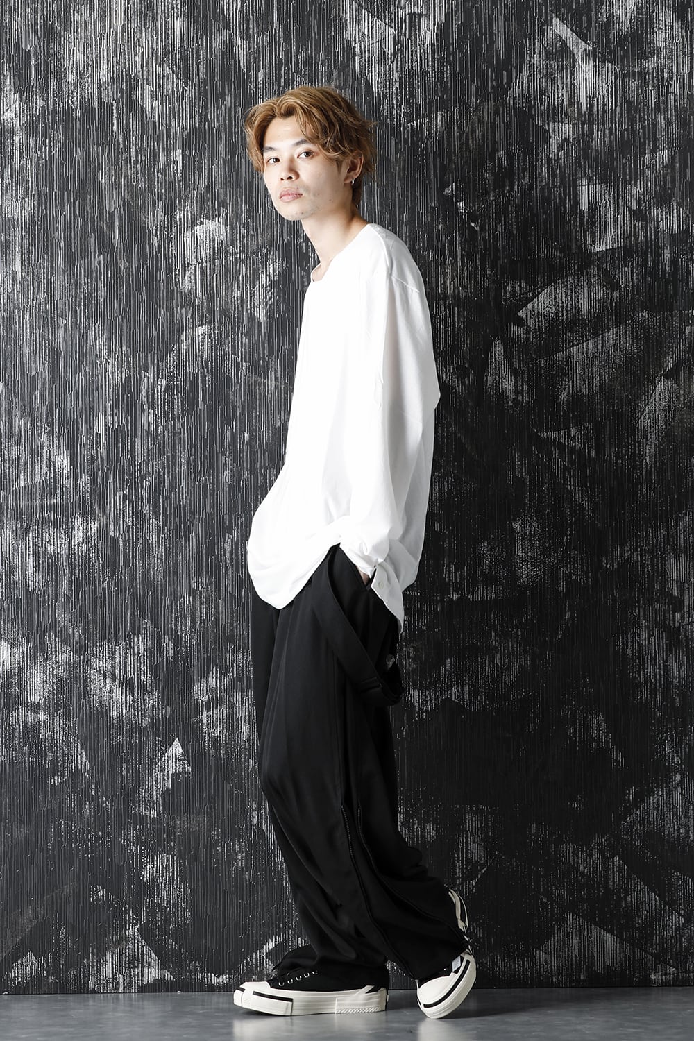 Kartima Jersey Henry Neckt T-shirt White