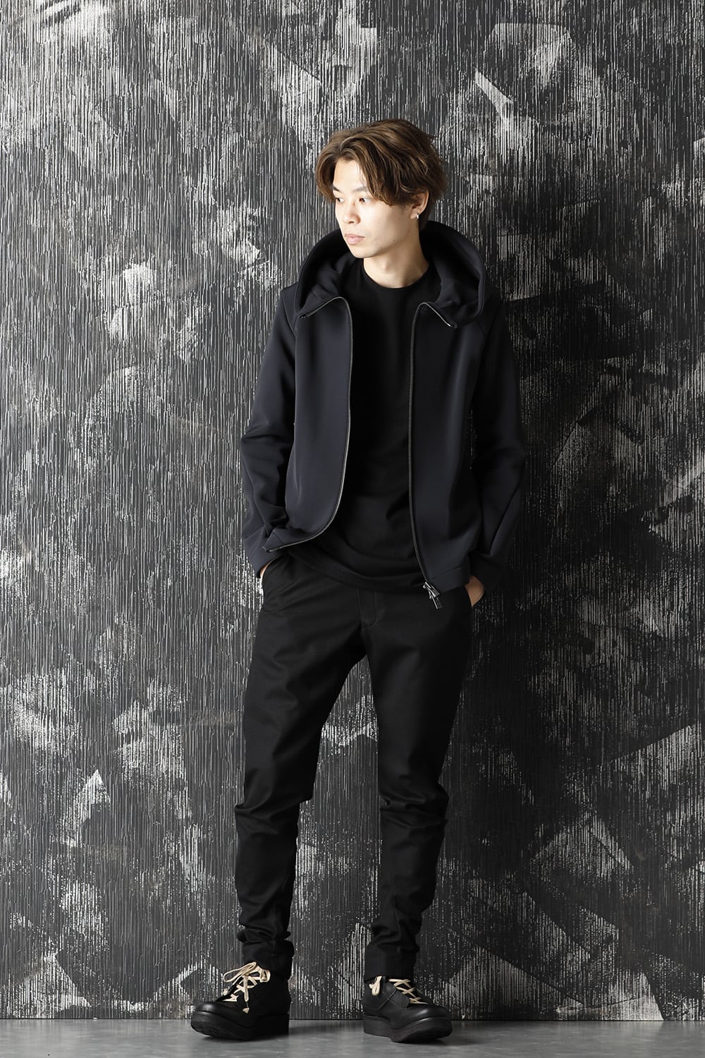 FASCINATE Limited Schoeller Cork Shell 4way Stretch Hood Jacket