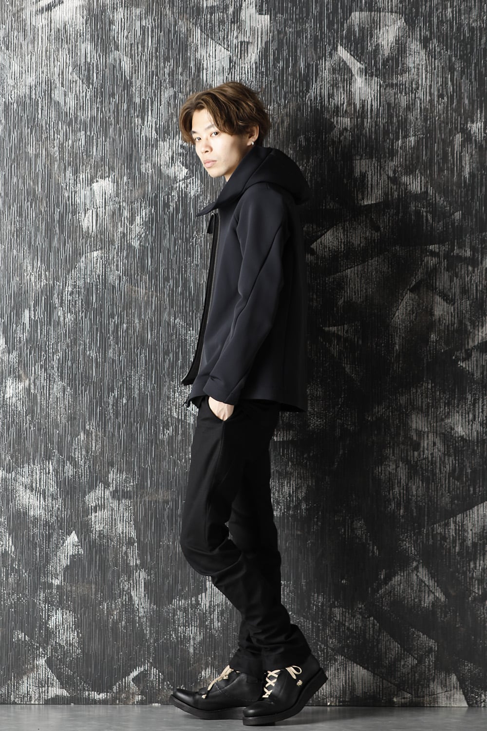 FASCINATE Limited Schoeller Cork Shell 4way Stretch Hood Jacket