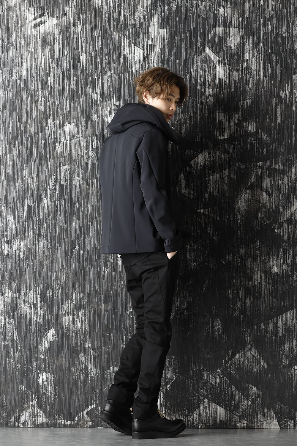 FASCINATE Limited Schoeller Cork Shell 4way Stretch Hood Jacket